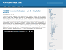 Tablet Screenshot of crypticcypher.com